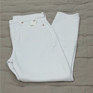 Gap BNWT Skinny high rise stretch 29/8 short white